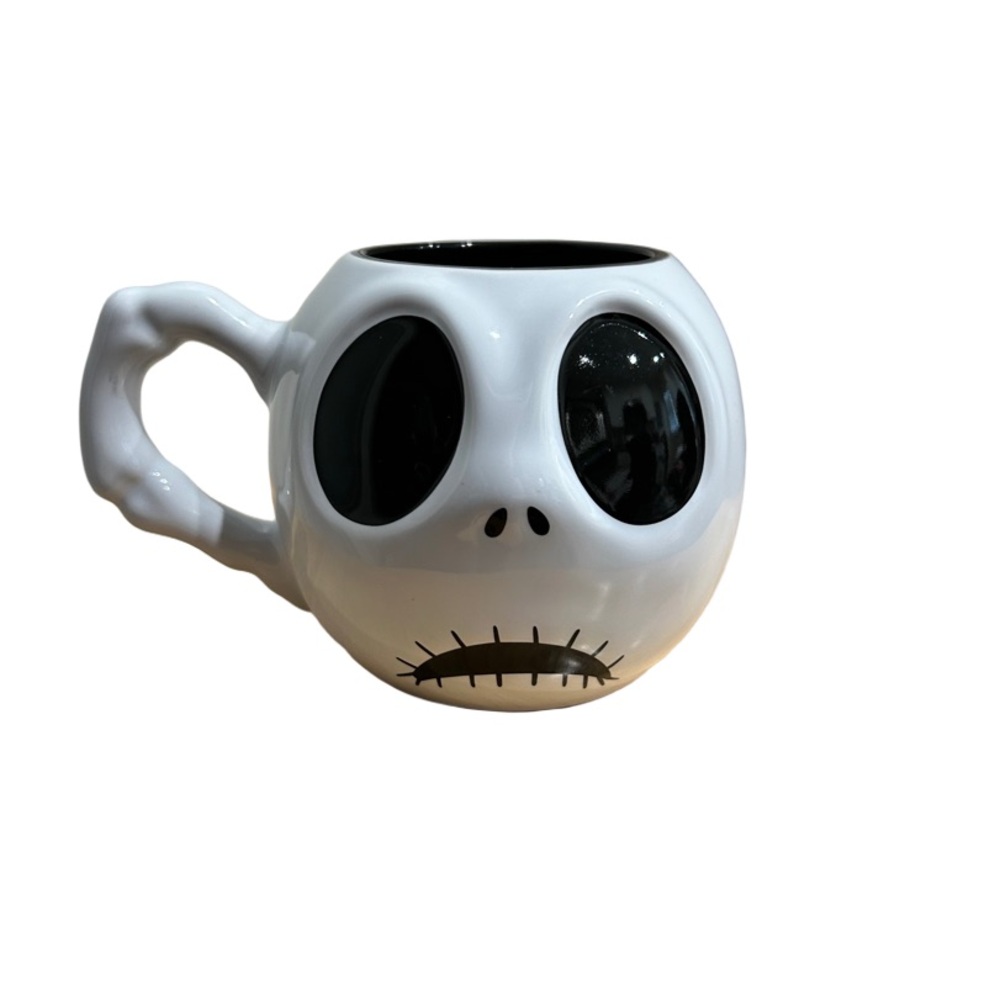 Disney Jack Skeleton White and Black Mug